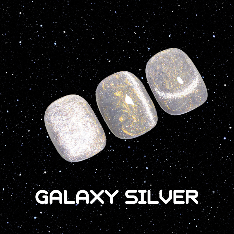 Spiral Galaxy Cat Eye Nail Gel Polish