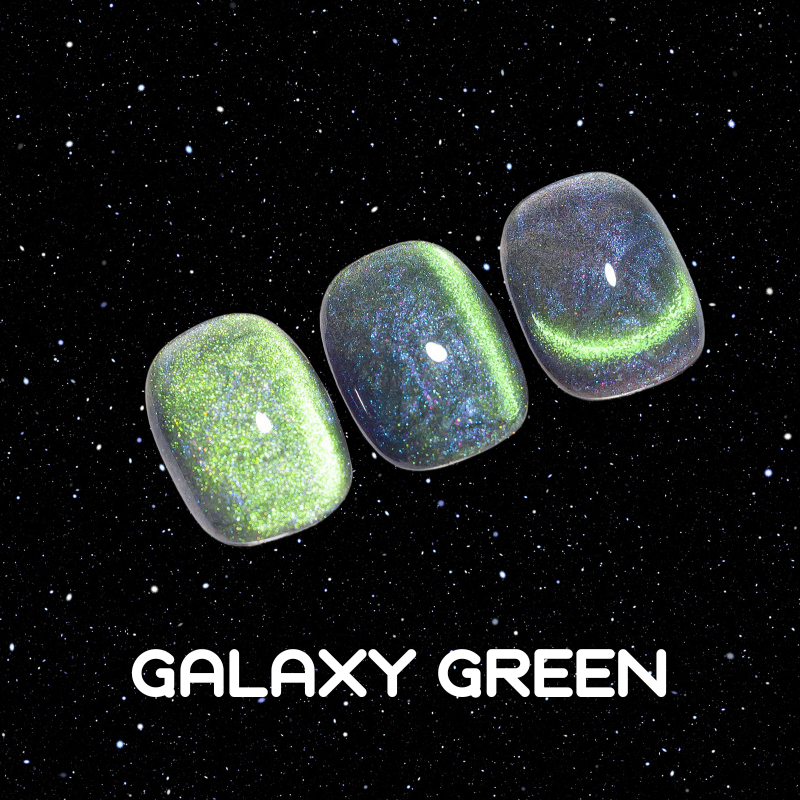 Spiral Galaxy Cat Eye Nail Gel Polish