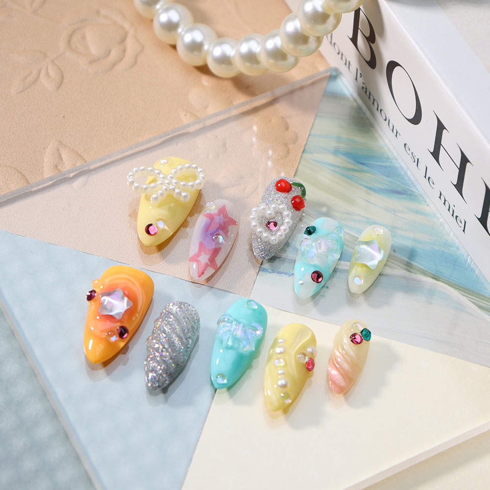 Star Princess (Handmade) / 10PCS Nail Set