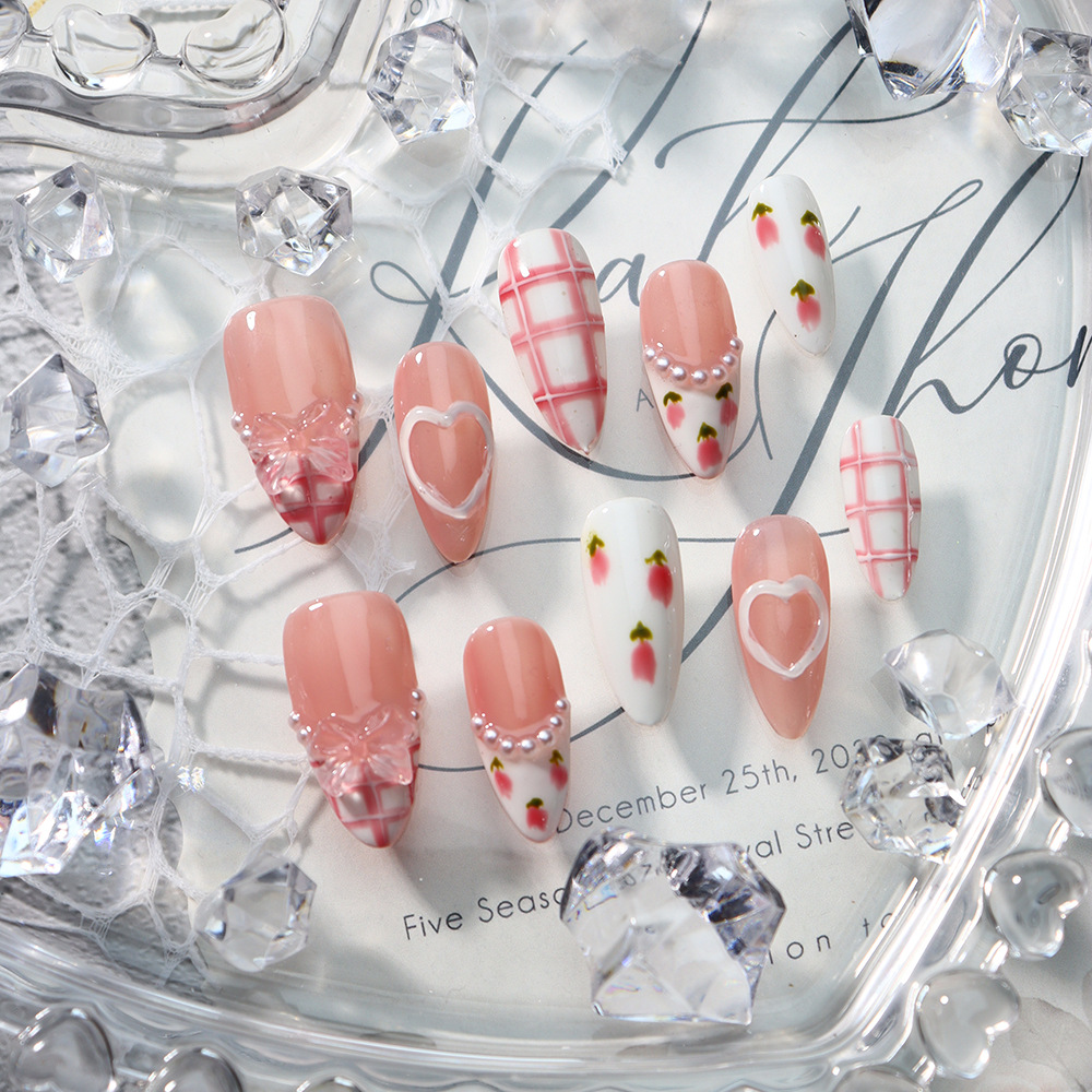 Rose Princess (Handmade) / 10PCS Nail Set
