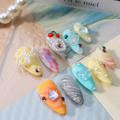 Star Princess (Handmade) / 10PCS Nail Set