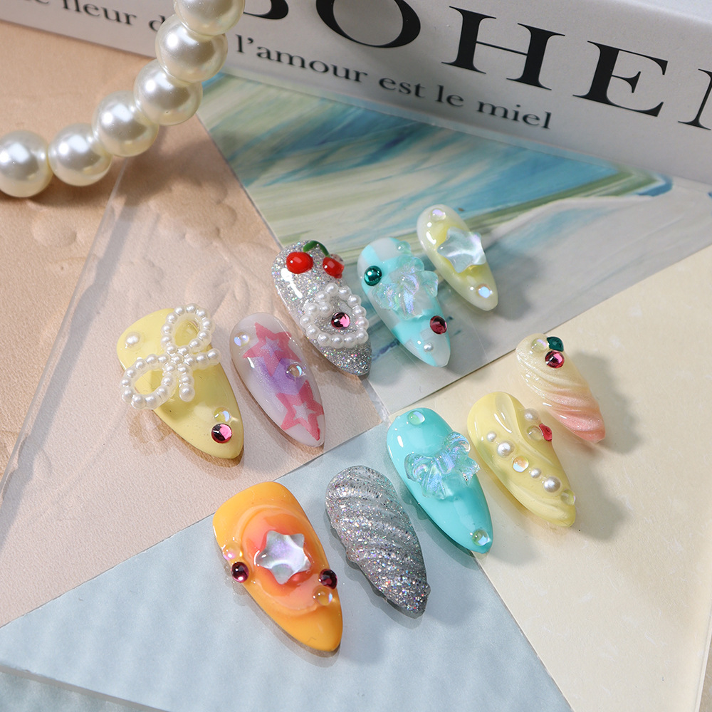 Star Princess (Handmade) / 10PCS Nail Set