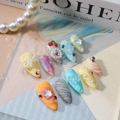 Star Princess (Handmade) / 10PCS Nail Set