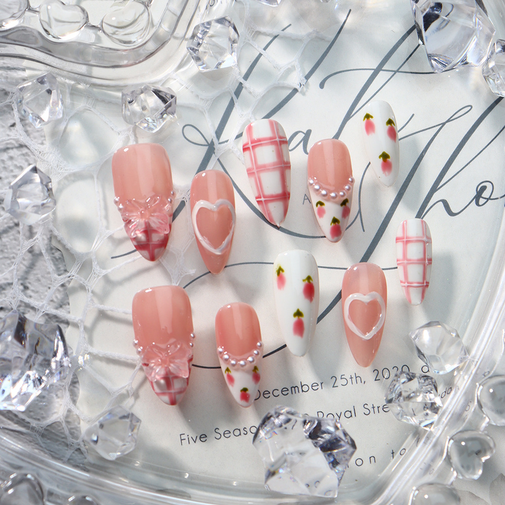 Rose Princess (Handmade) / 10PCS Nail Set