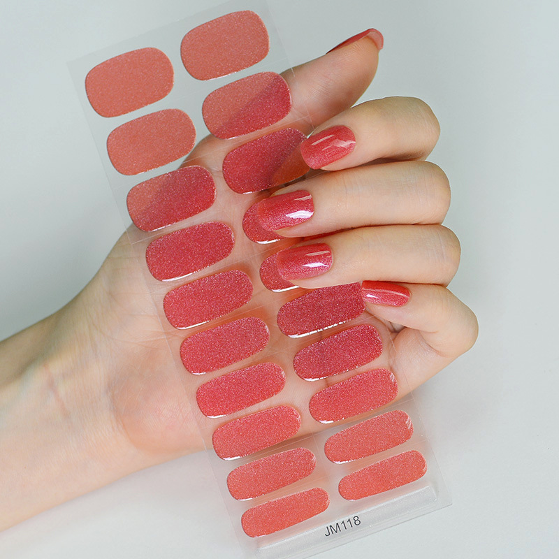 Glitter Orange Red