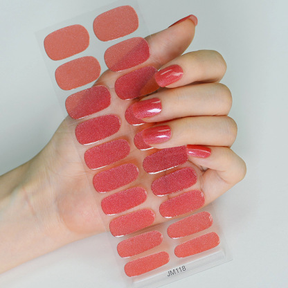 Glitter Orange Red