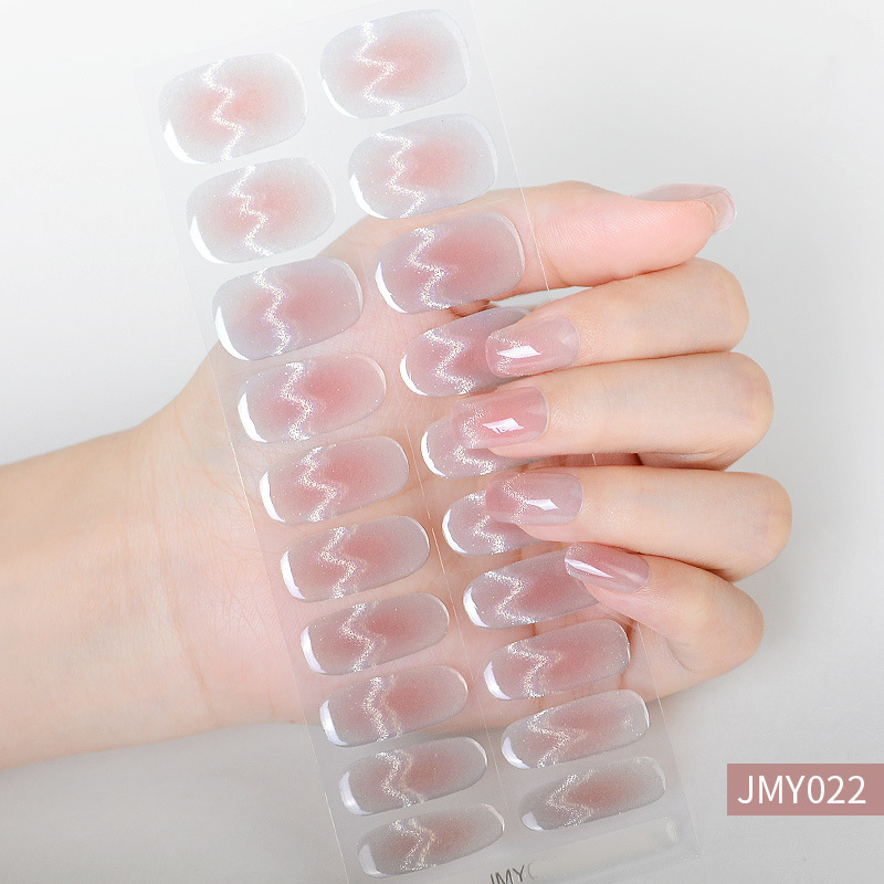 Glitter Linear Ombre Pink