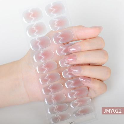 Glitter Linear Ombre Pink
