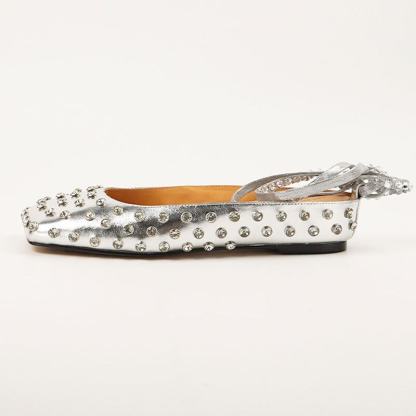 Leather Mules with Rivets Summer Slippers Handmade in Blue/Black/Silver