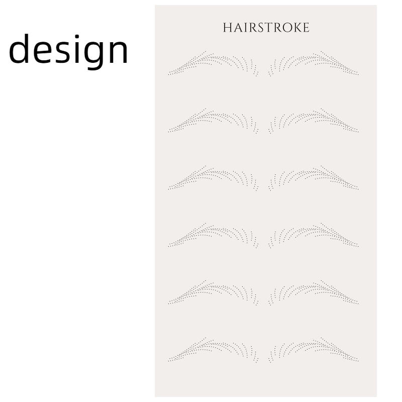 Hairstroke Silicone Practice Skin