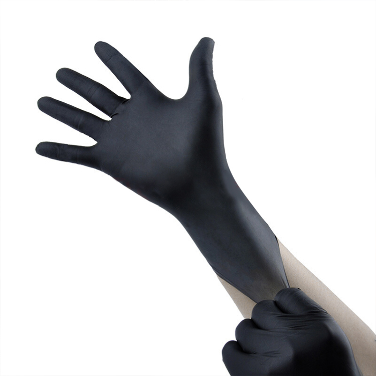 Black Disposable Nitrile Gloves