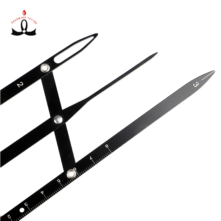 Eyebrow Ruler Positioning Measurement Tattoo Calipers 
