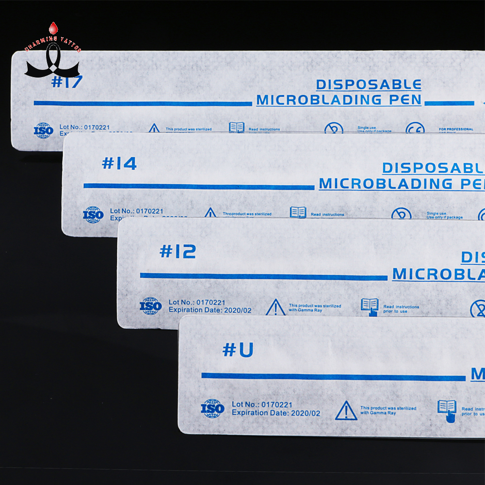 White Slant Disposable Microblading Pen         