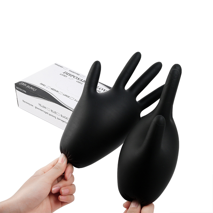 Black Disposable Nitrile Gloves