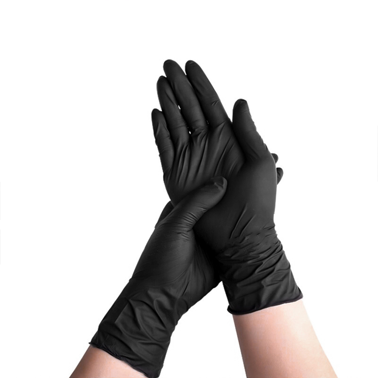 Black Disposable Nitrile Gloves