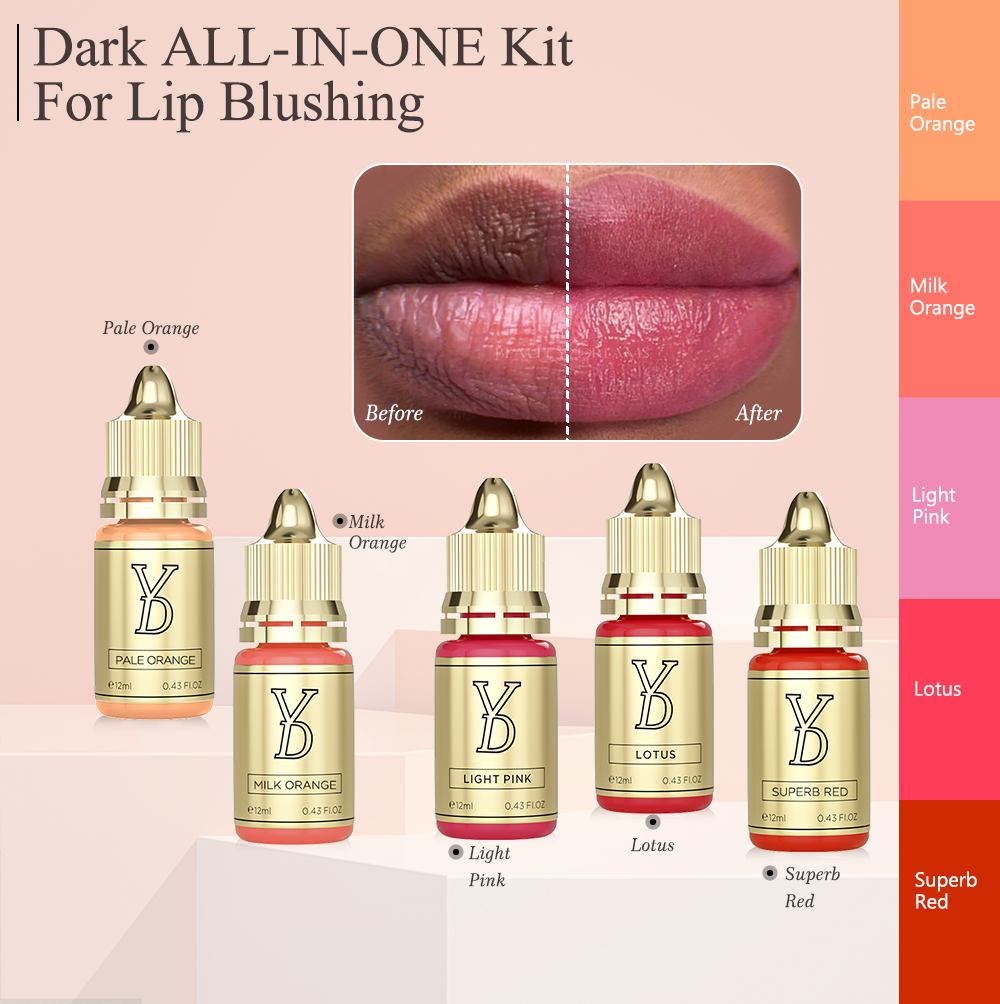 Dark ALL-IN-ONE Kit For Lip Blushing