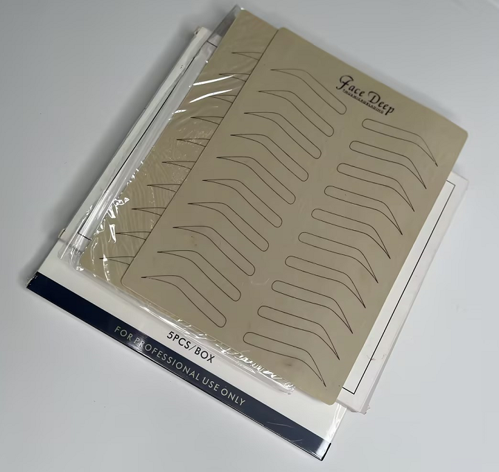  Face Deep Practice Skin  black Eyebrow  kit 5pcs/box