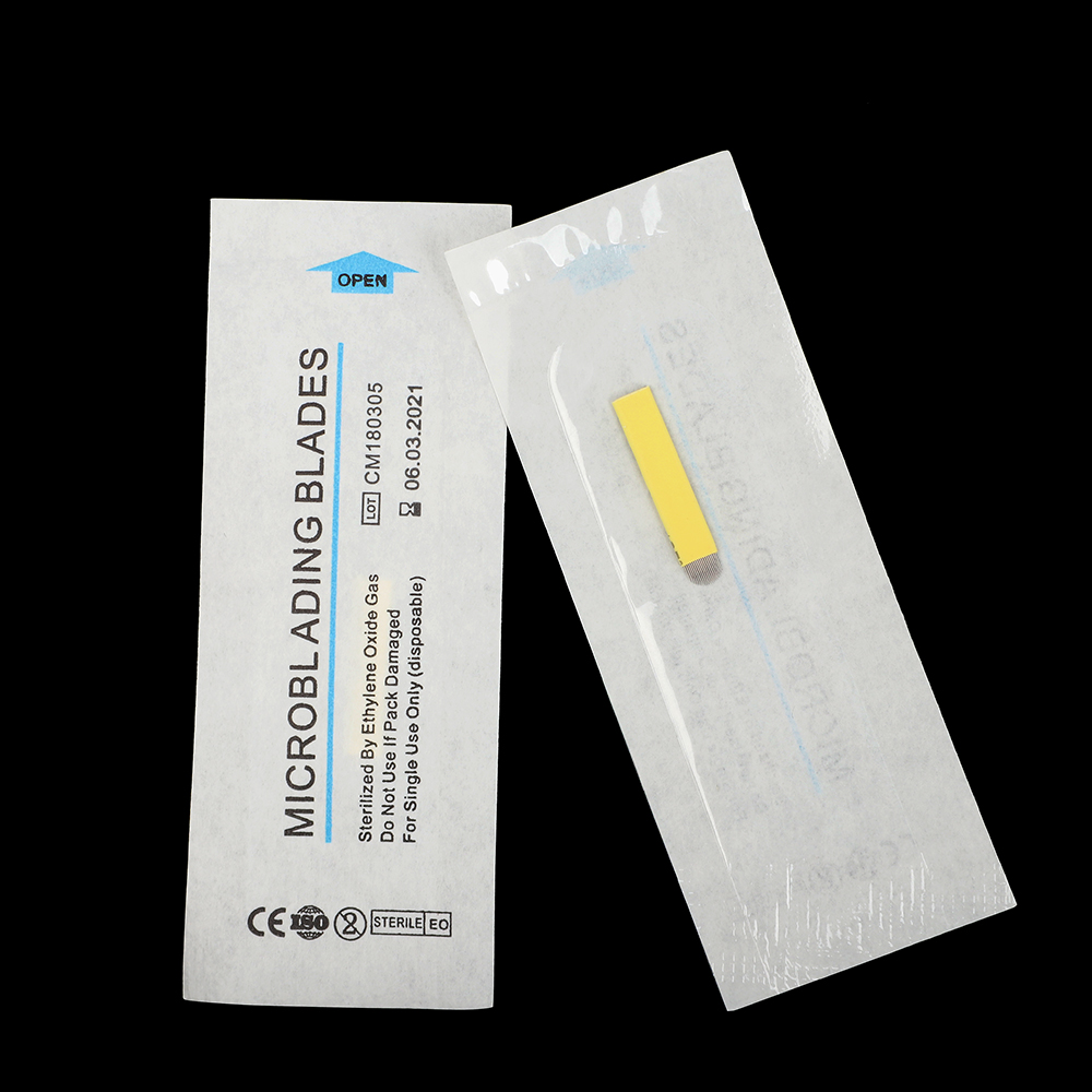 18U 0.20mm Yellow Microblading Blade