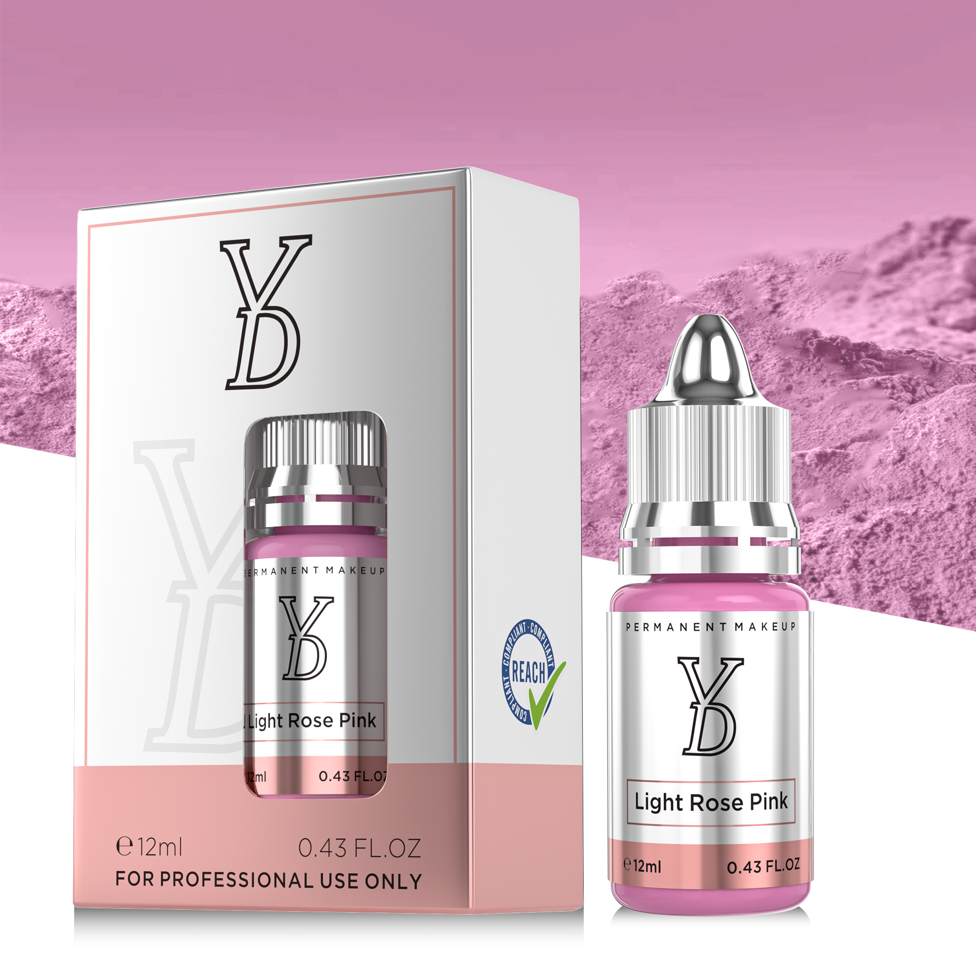 Light Rose Pink-YD POWDER Liquid Pigment