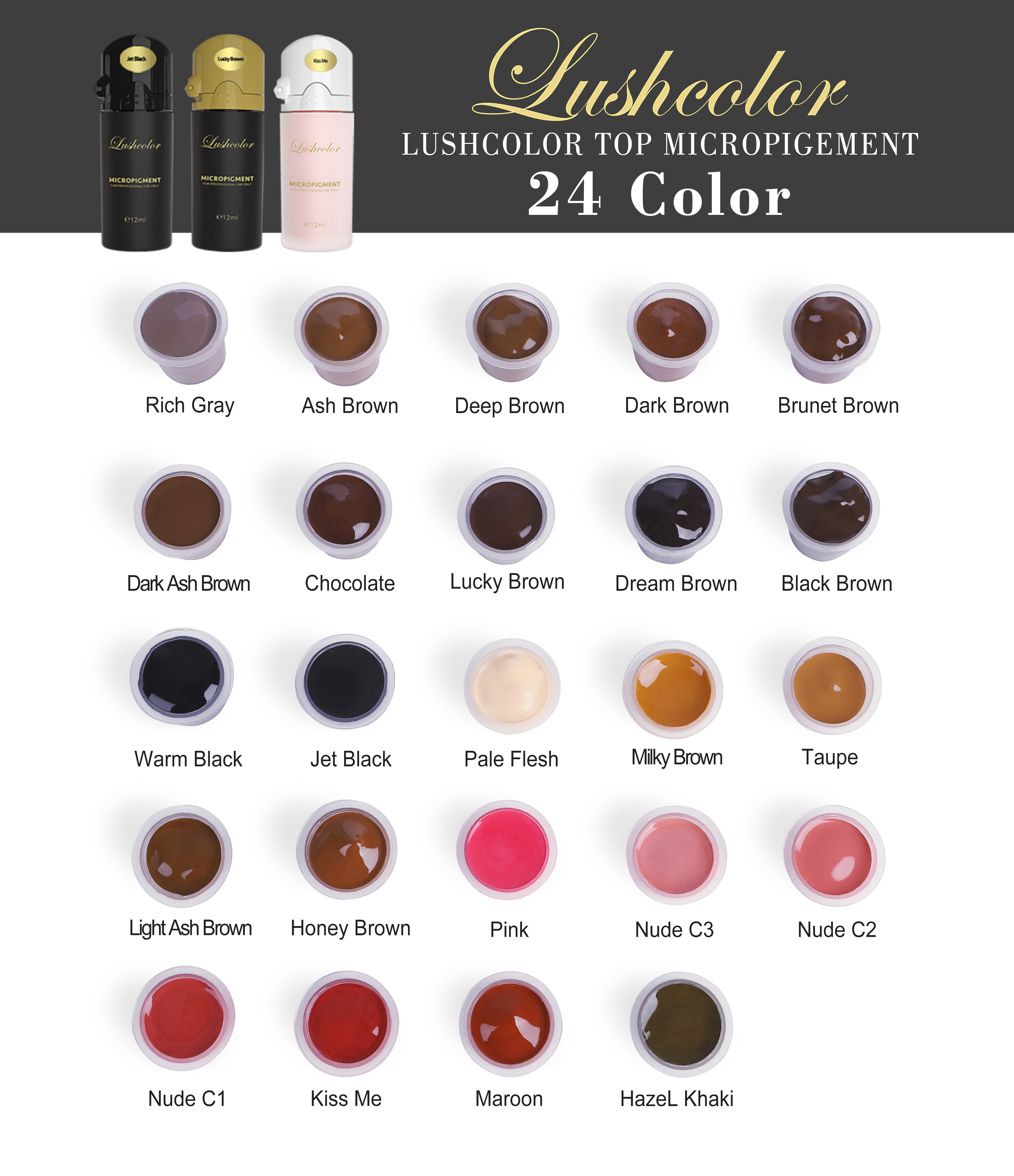 LUSHCOLOR TOP MICRO PIGMENTS     