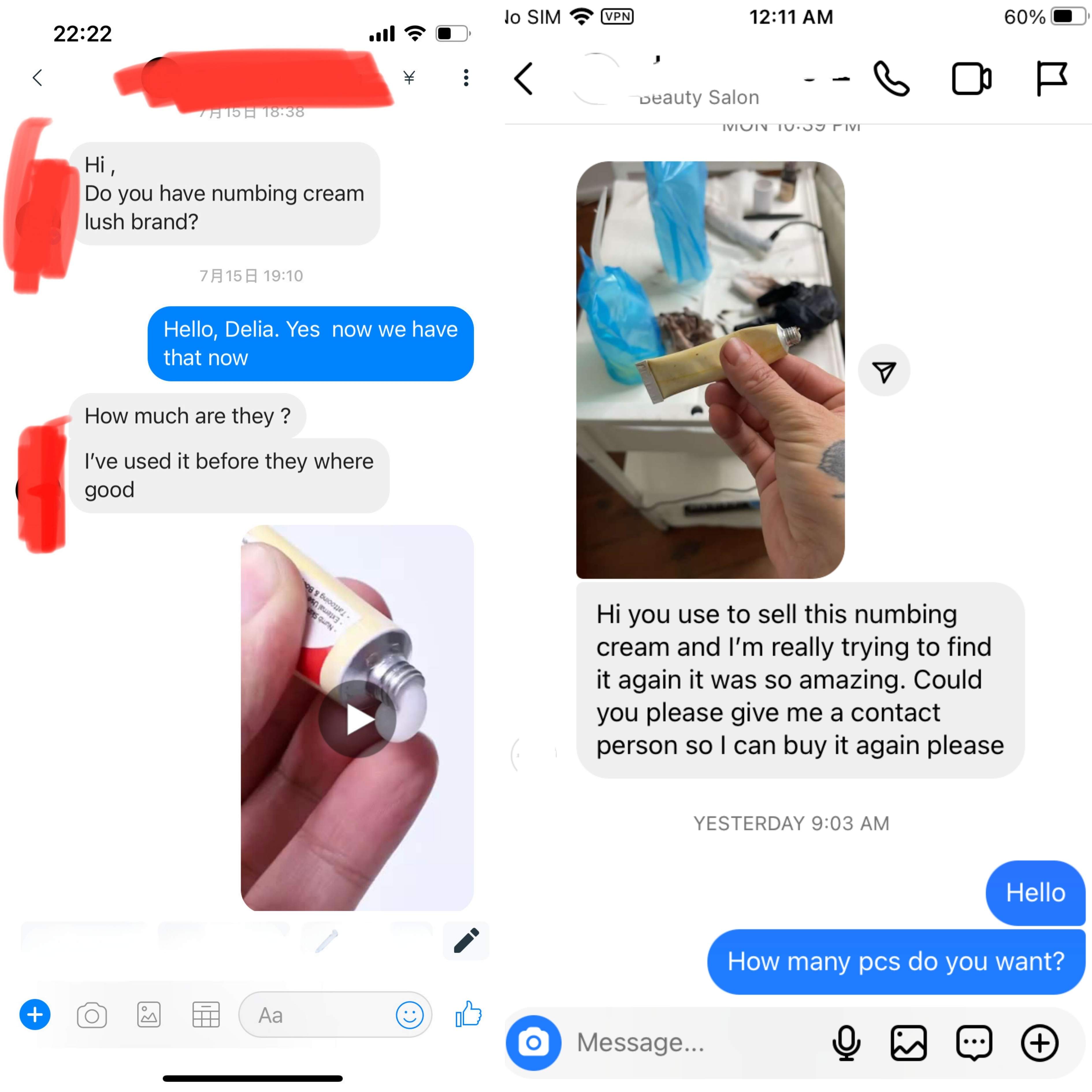 Pre Sterilizer Numb Cream 25 Piece