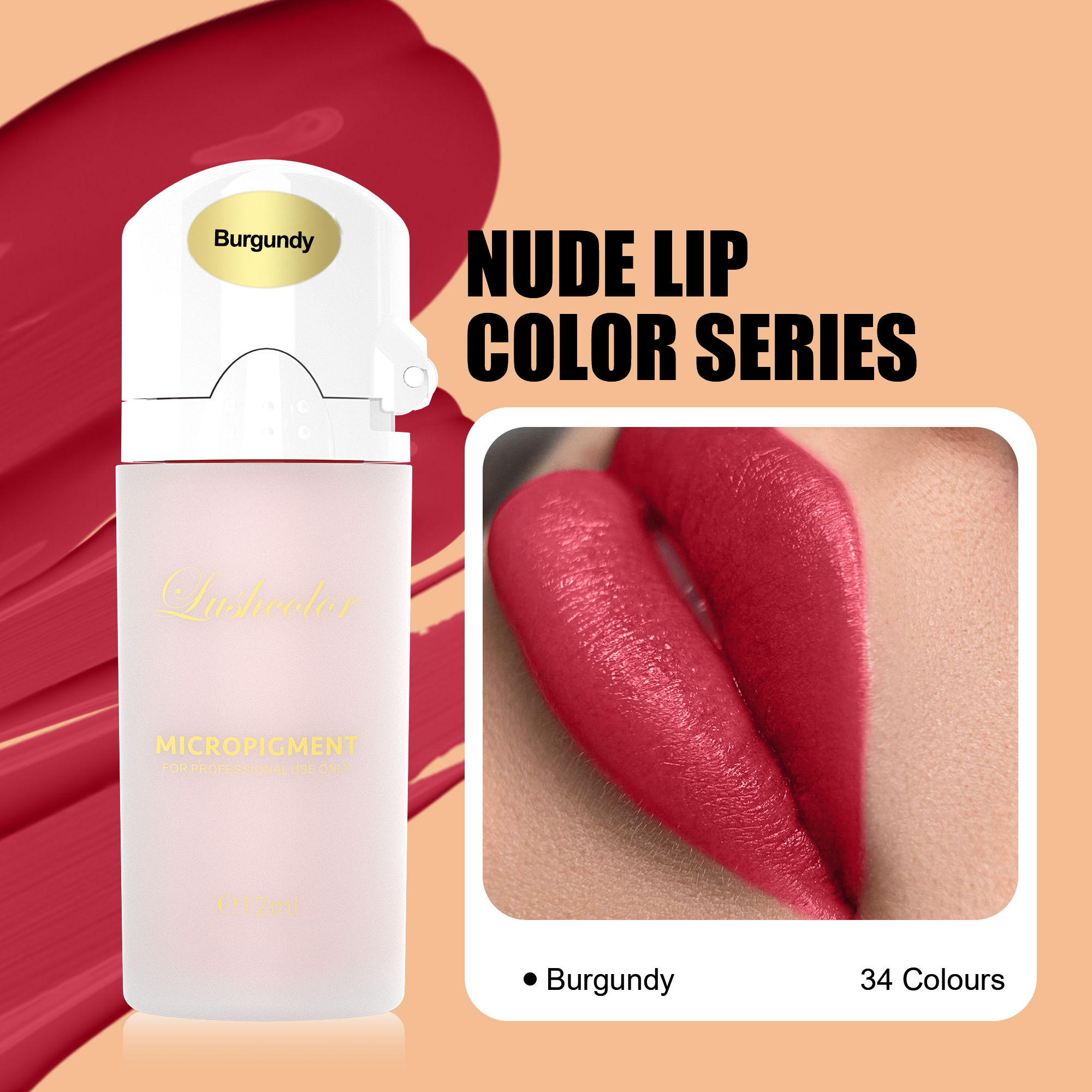 LUSHCOLOR TOP MICRO PIGMENTS Liquid Burgundy