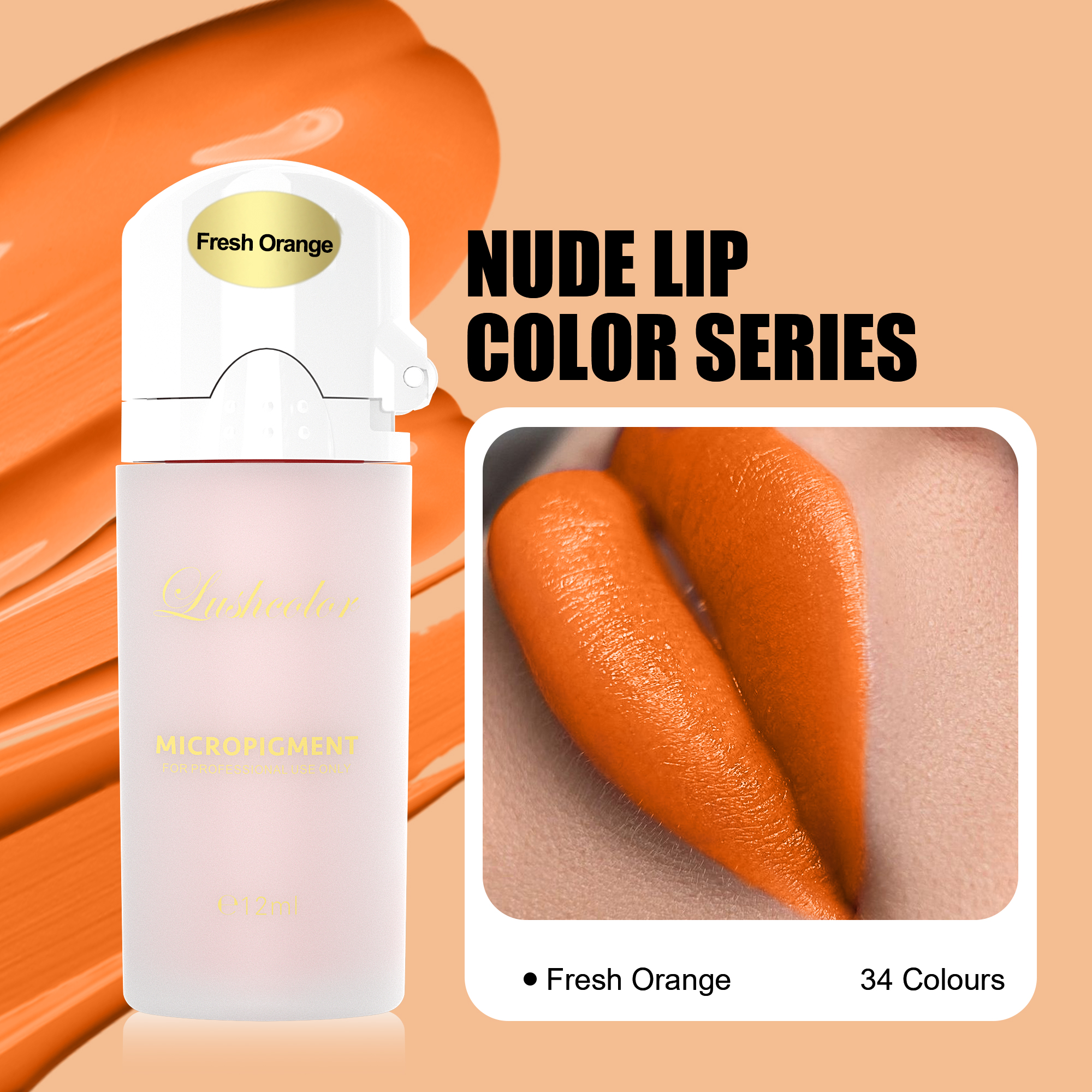 LUSHCOLOR TOP MICRO PIGMENTS Liquid FRESH ORANGE