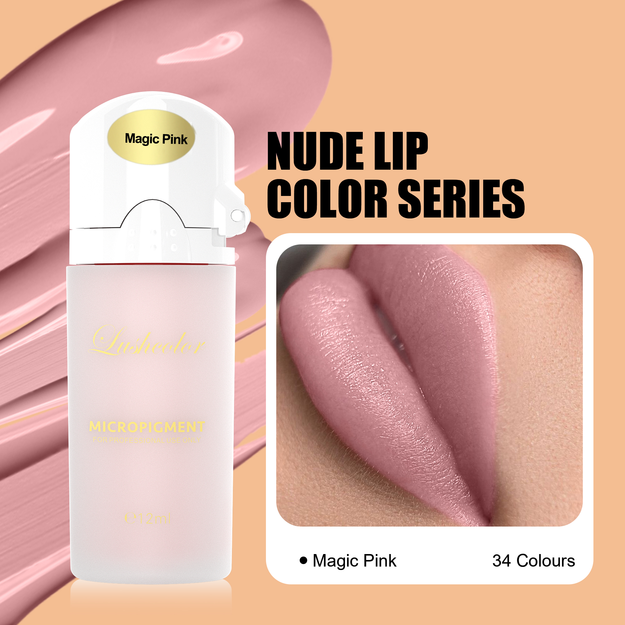 LUSHCOLOR TOP MICRO PIGMENTS MAGIC PINK