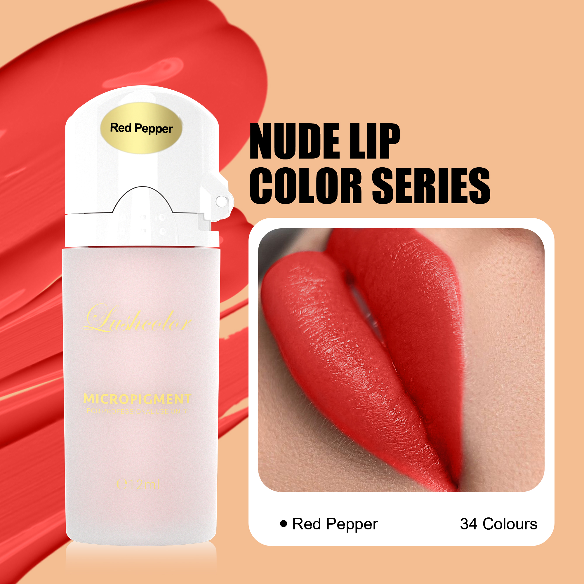 LUSHCOLOR TOP MICRO PIGMENTS Liquid RED PEPPER