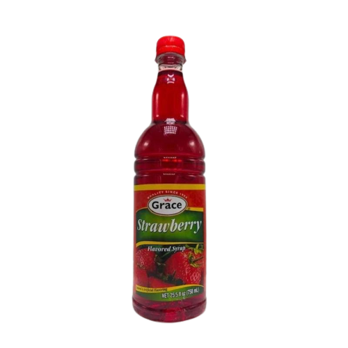 Grace Foods Strawberry Syrup 750Ml