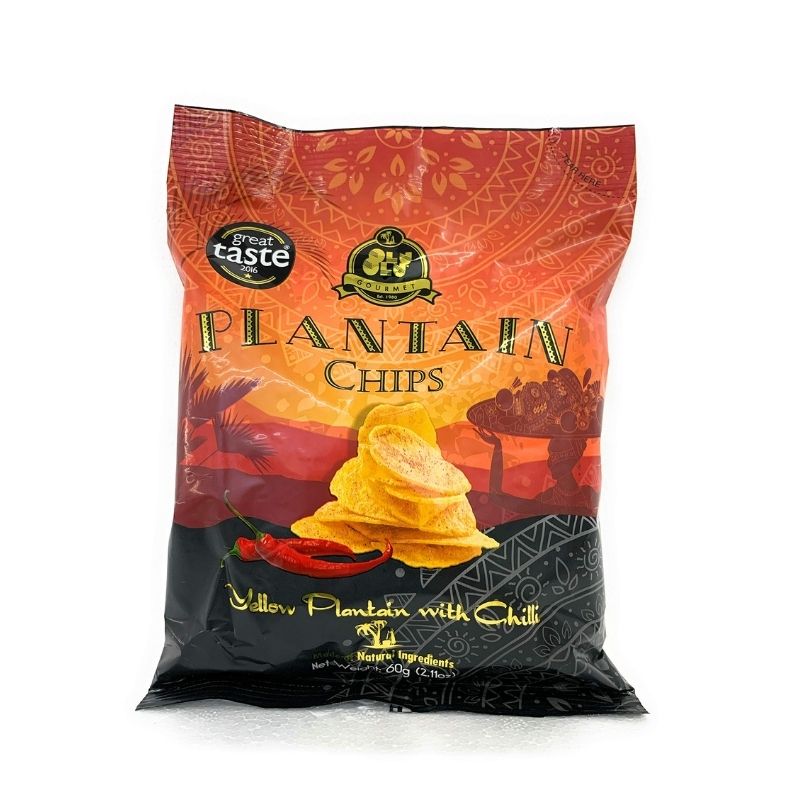 Olu Olu Chilli Plantain Chips 60G