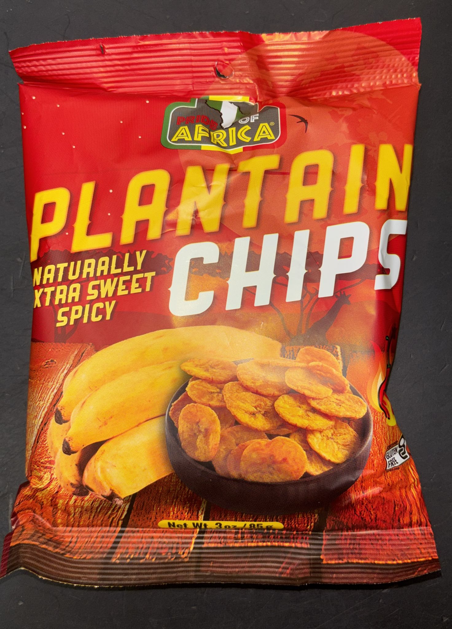 Pride of Africa Plantain Chips - Naturally Sweet Spicy