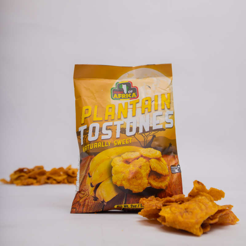 Pride of Africa Plantain Chips/Tostones - Naturally Sweet