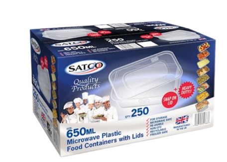 Satco Plastic Food Container 650ML