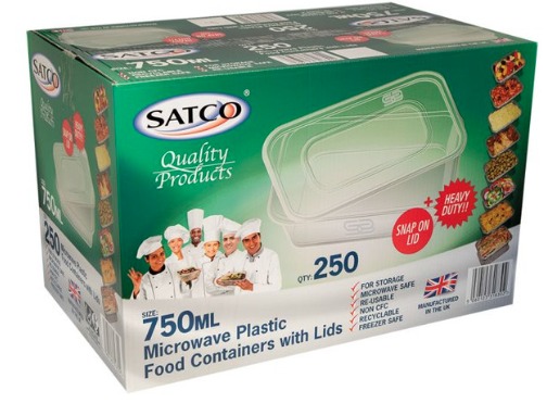 Satco Plastic Food Container 750ML