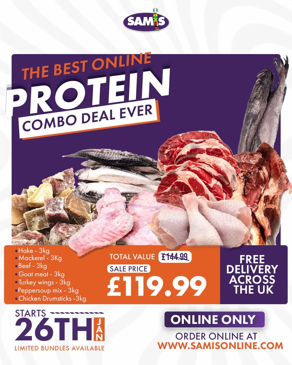 Samis Bundle ( Protein combo ) - Frozen