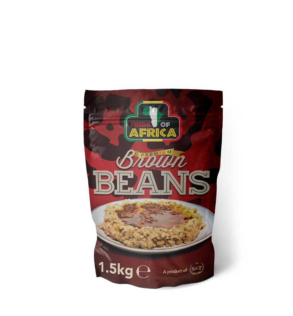 Pride Of  Africa Brown Beans 1.5Kg