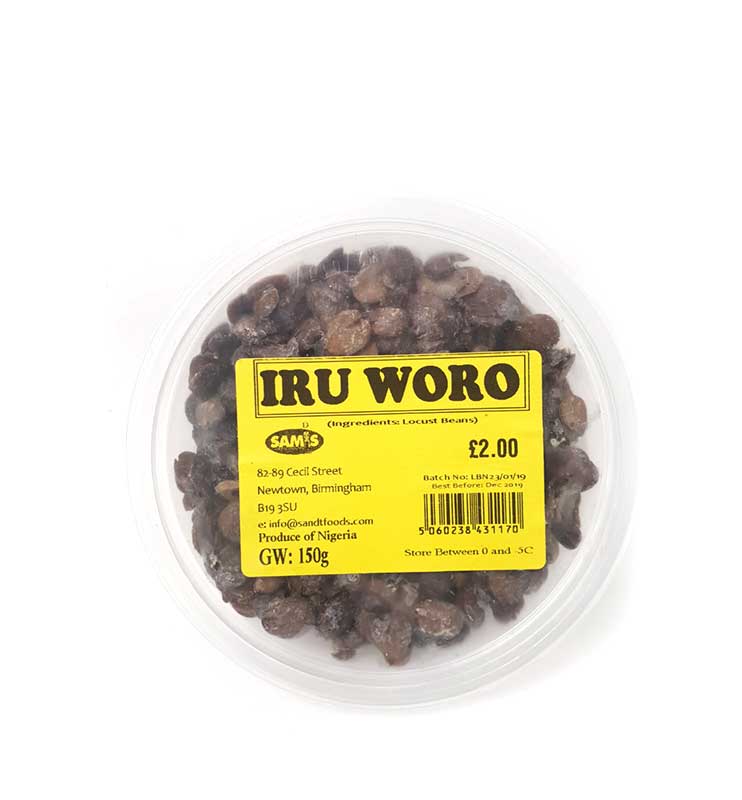 Iru Woro   Locust Beans 130G (Small Pack)