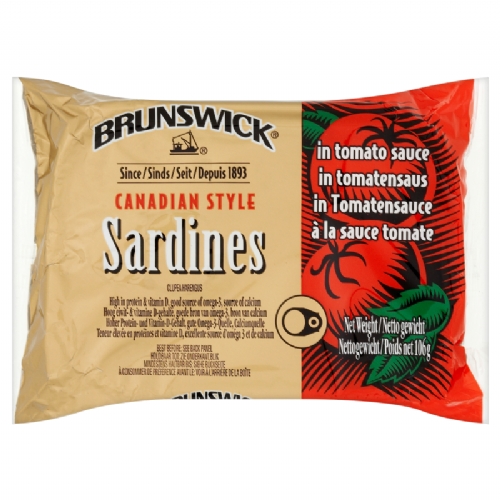 Brunswick Sardines In Tomato Sauce 106G