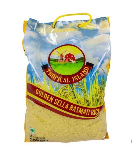Tropical Island Sun Golden Sella Basmati RiceSamis Online