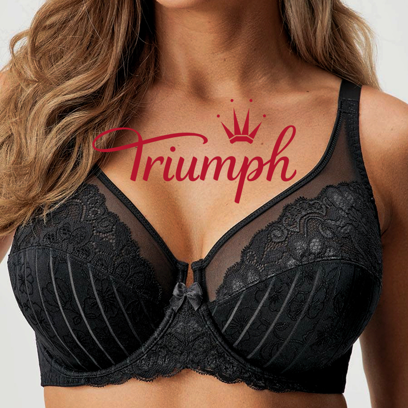 Triumph®👙Σετ 3 τεμαχίων✨5 χρώματα✨Διαθέσιμα με έκπτωση 80%💝Επιλεγμένα άνετα σουτιέν σε μεγάλα μεγέθη [65A-120H]