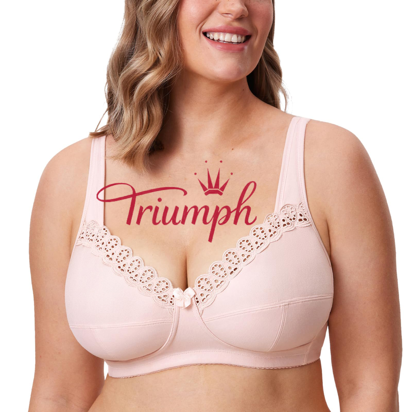 Triumph® kényelmes vezeték nélküli csipke melltartó (3 darab)
