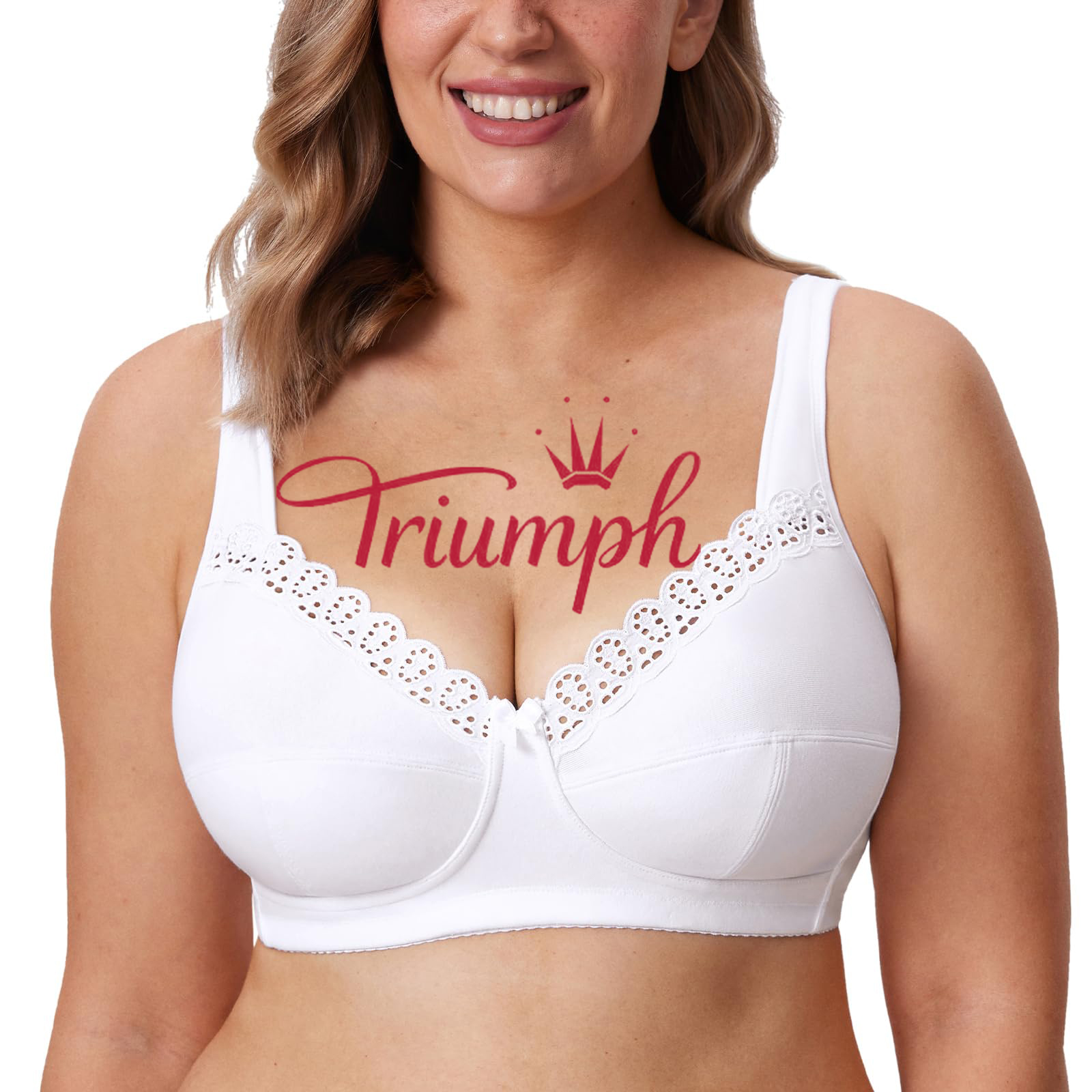 Triumph® kényelmes vezeték nélküli csipke melltartó (3 darab)