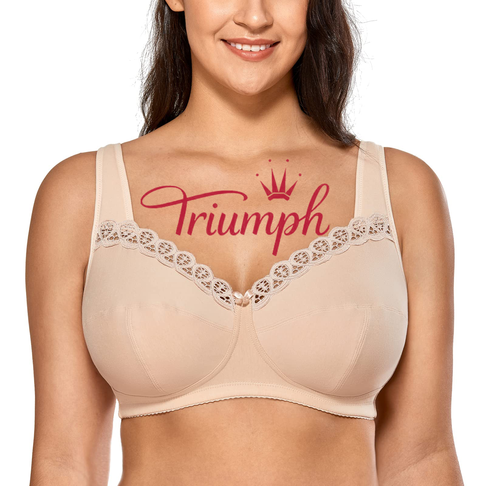 Triumph® kényelmes vezeték nélküli csipke melltartó (3 darab)