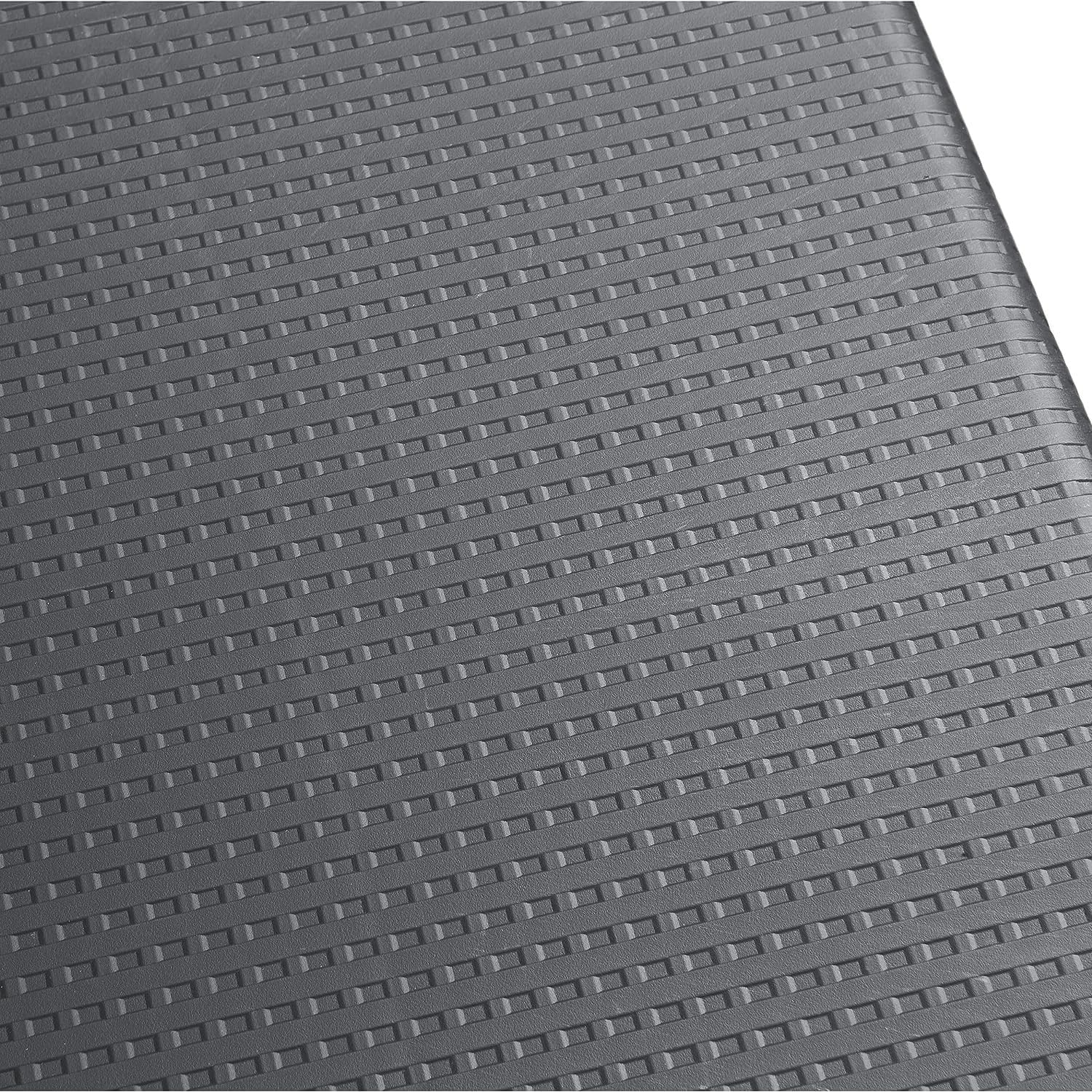 Balkonmöbel-Set 3-tlg. Kunststoff für Garten und Balkon, Gartentisch & 2 Gartenstühle, wetterfest, graphit