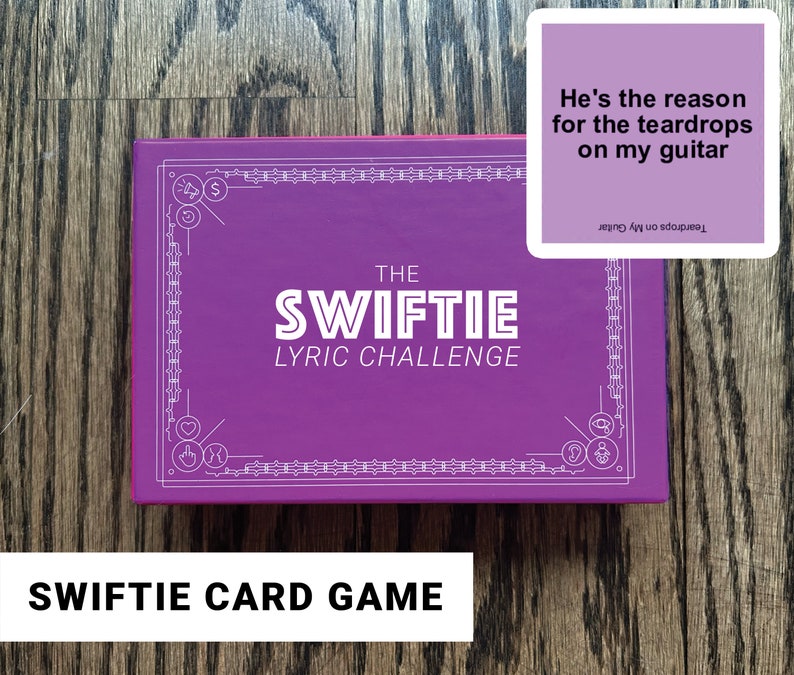 Swiftie Lyric Challenge Card Game (Incl. TTPD)