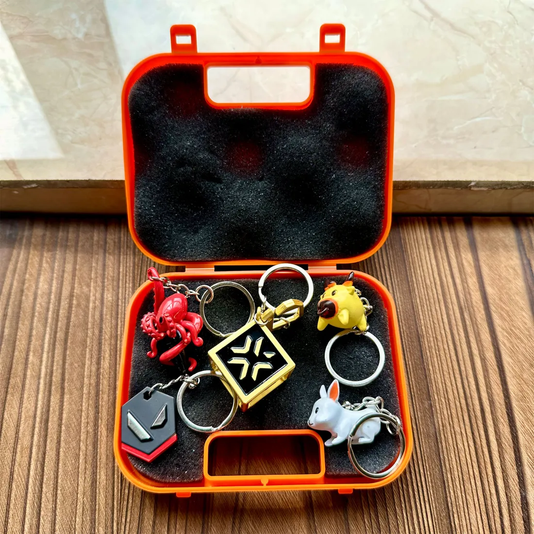 Game Metal Cool Zodiac Pendant Keychain Gift Box