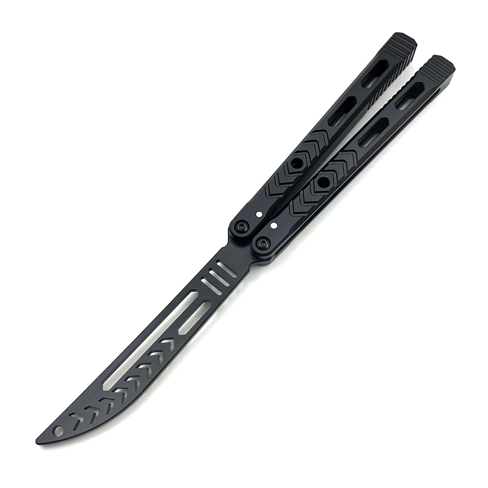 Aviation Aluminum 7075 Cutting High-End Balisong Blunt Blade Butterfly Trainer