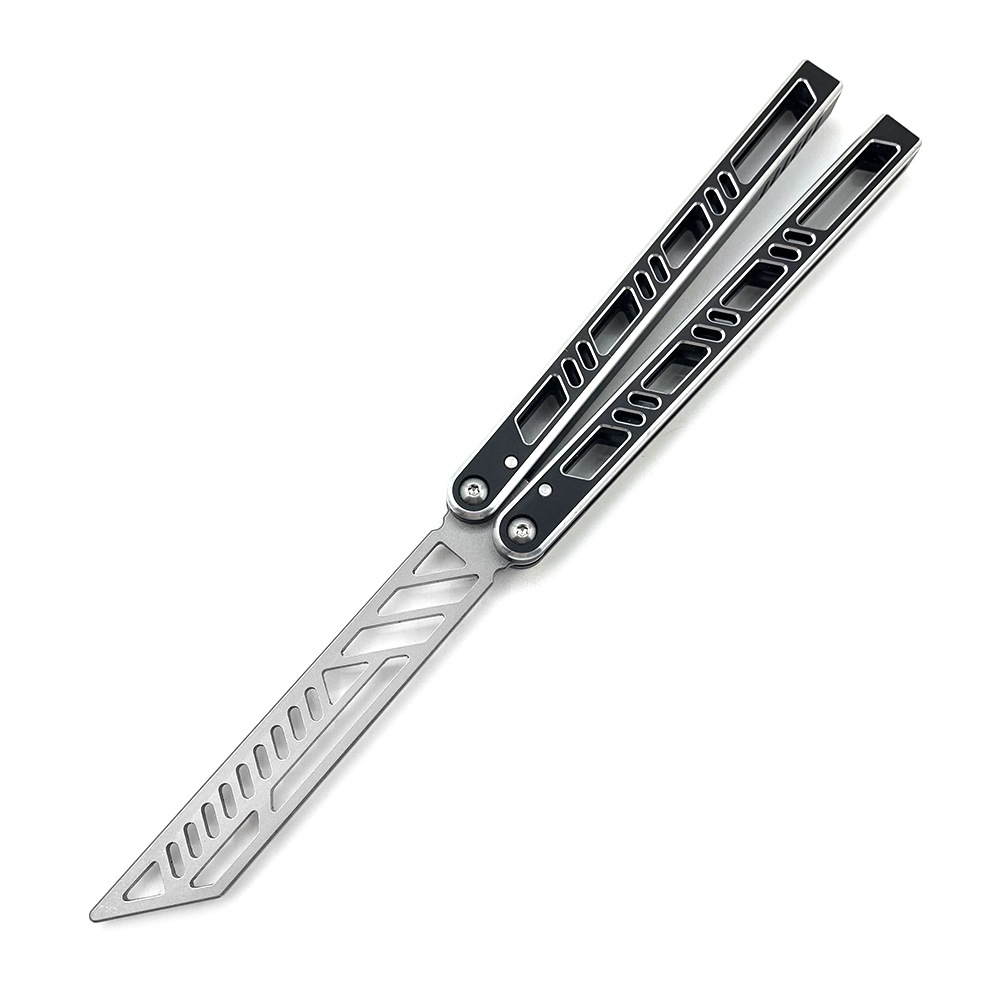 Megalodong Cutting High-End Balisong Blunt Blade Butterfly Trainer