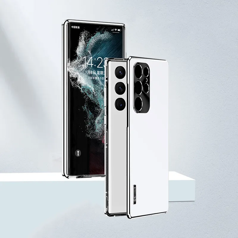 Samsung Galaxy S26 S25 S24 S23 Ultra Plus Magnetyczne aluminiowe etui z metalową ramką